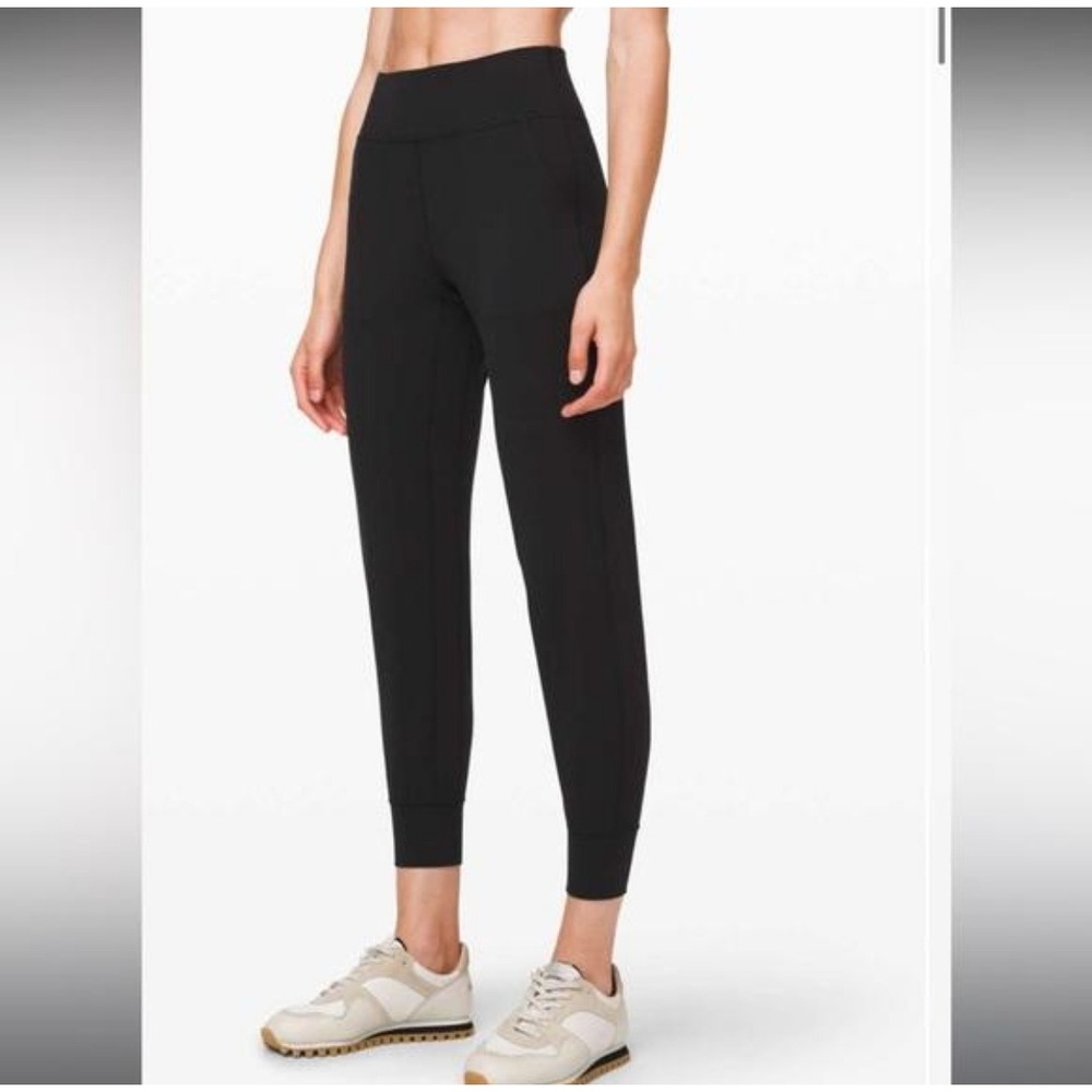 Lululemon Align Jogger Black Nulu High Rise Tapered Yoga Pants Size 6 28" Inseam